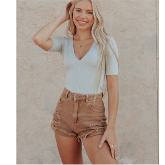 Rewash high rise shorts - Picture 1 of 6
